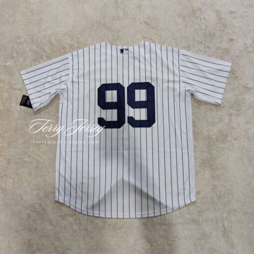 New York Yankees Aaron Judge White Home Limited Jersey back