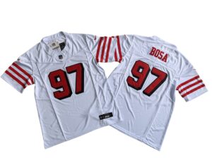 Nick Bosa San Francisco 49ers White Alternate Vapor Limited Jersey