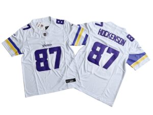 T.J. Hockenson Minnesota Vikings White Vapor Limited Jersey