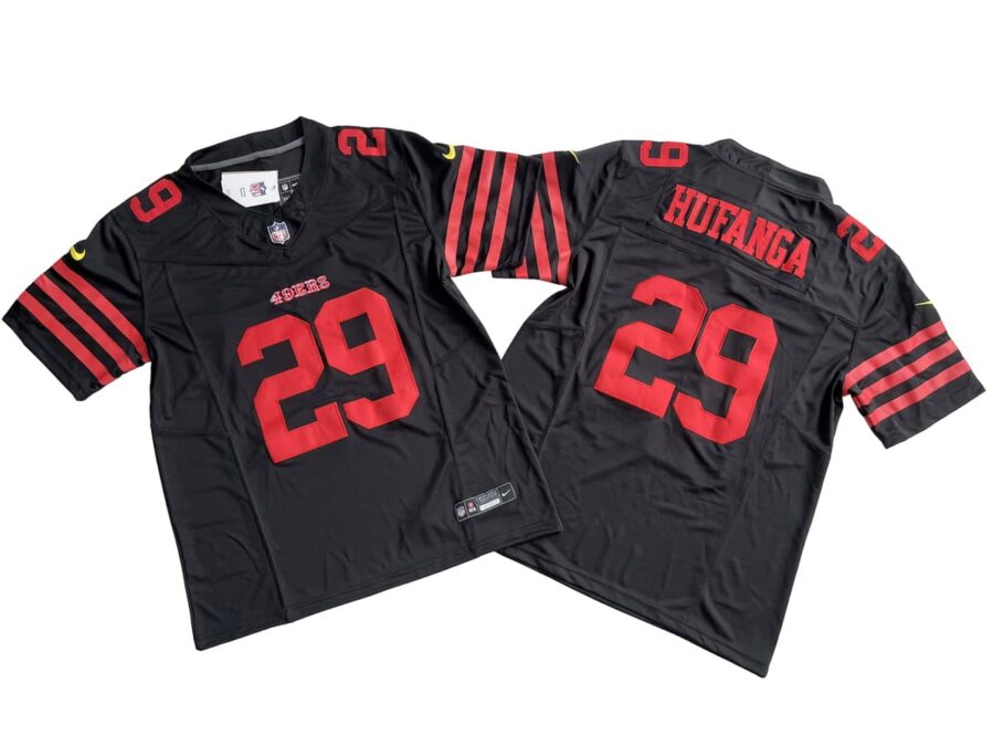 Talanoa Hufanga San Francisco 49ers Black Vapor Limited Jersey