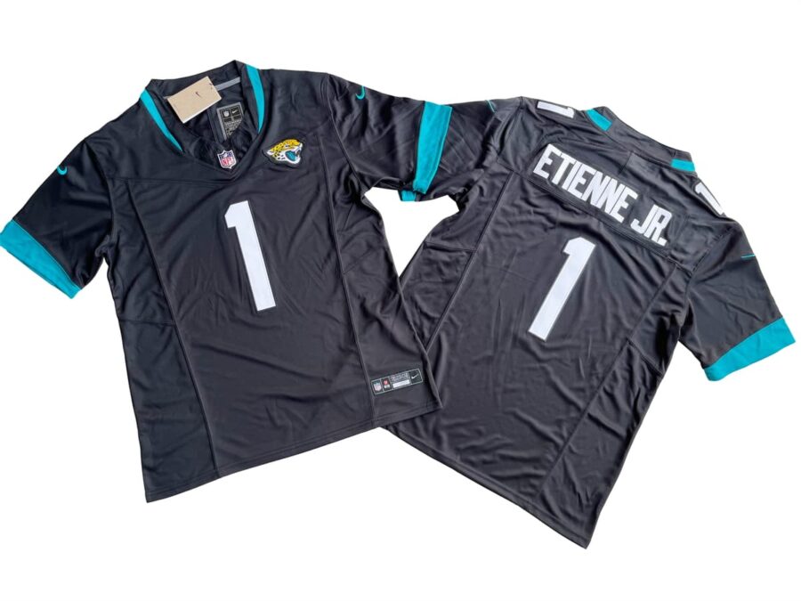 Travis Etienne Jr Jacksonville Jaguars Black Vapor Limited Jersey