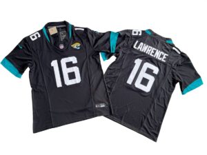 Trevor Lawrence Jacksonville Jaguars Black Vapor Limited Jersey