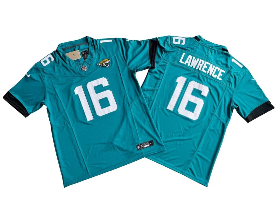 Trevor Lawrence Jacksonville Jaguars Teal Vapor Limited Jersey