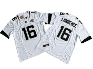 Trevor Lawrence Jacksonville Jaguars White Vapor Limited Jersey