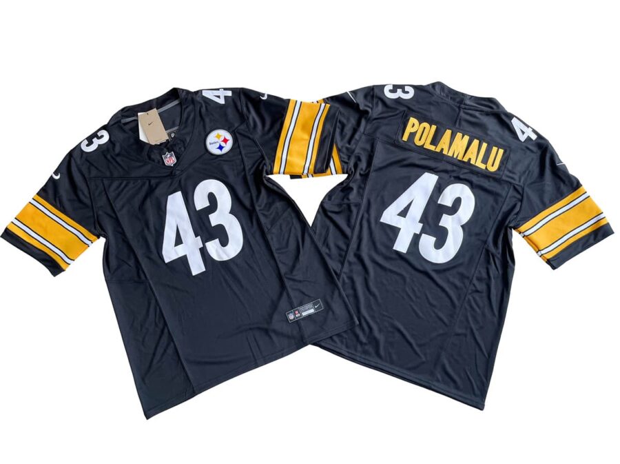 Troy Polamalu Pittsburgh Steelers Black Vapor Limited Jersey