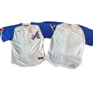 Atlanta Braves City Connect Baseball Jersey White