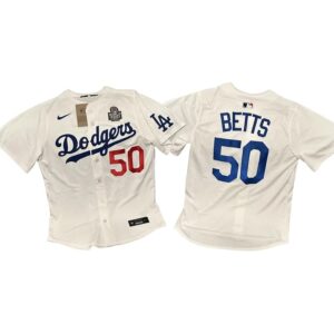 LA Dodgers Mookie Betts World Series 2024 Jersey