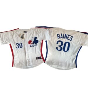 Montreal Expos Tim Raines MLB Baseball Jersey