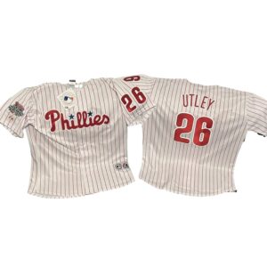 Phillies Chase Utley 2008 World Series Jersey