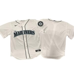 Seattle Mariners MLB Baseball with Patch White Jersey