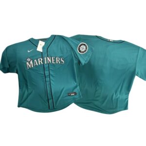 Seattle Mariners Teal Green Baseball with Patch Jerseys