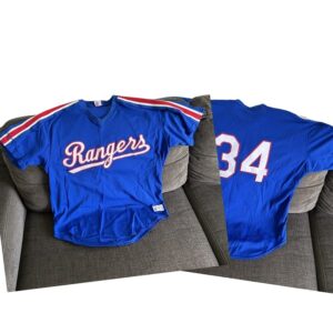 Vintage Texas Rangers Nolan Ryan #34 Training Jersey