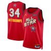 Giannis Antetokounmpo 34 All-Stars 2025 Edition Stitched Jersey? Red
