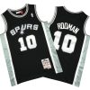 Spurs 1993 Dennis Rodman #10 Black Jersey