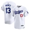 Max Muncy Los Angeles Dodgers White Home Limited Stitched Jersey