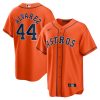 Men's Houston Astros Yordan ?lvarez Orange Alternate Stitched Jersey