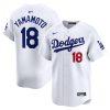 Men's Los Angeles Dodgers Yoshinobu Yamamoto White Home Limited Stitched Jersey