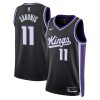 Domantas Sabonis Swingman Stitched Jersey - Icon Edition - Sacramento Kings - Black - Unisex