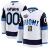 Finland Active Player Custom White 2025 4 Nations Face-Off Premium Stitched Jersey