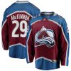 Colorado Avalanche Nathan MacKinnon Burgundy Stitched Jersey