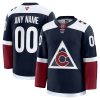 Colorado Avalanche Navy Alternate Premium Custom Stitched Jersey