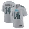Carolina Panthers Sam Darnold Gray Atmosphere Fashion Game Jersey Stitched