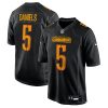Washington Commanders Jayden Daniels Carbon Black Fashion Jersey Stitched