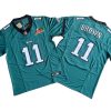 A.J. Brown #11 Midnight Green LIX Championship Game Jersey Stitched
