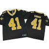 Alvin Kamara #41 New Orleans Saints Black Vapor FUSE Jersey Stitched