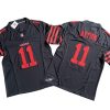 Brandon Aiyuk San Francisco 49ers Black Vapor Jersey Stitched