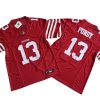 49ers Brock Purdy #13 Scarlet Vapor Jersey Stitched