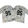 Chris Jones #95 Chiefs Salute to Service Arctic Vapor FUSE Jersey Stitched - NWT