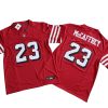 Christian McCaffrey San Francisco 49ers Scarlet Alternate Vapor Jersey Stitched