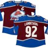 Colorado Avalanche Gabriel Landeskog Burgundy Captain Patch Home Jersey