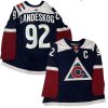 Colorado Avalanche Gabriel Landeskog Navy Captain Patch Home Jersey