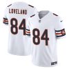 Colston Loveland #84 Chicago Bears 2025 White Jersey Stitched