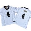 Derek Carr New Orleans Saints White Vapor Jersey Stitched