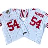 Fred Warner San Francisco 49ers White Vapor Jersey Stitched