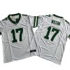 Garrett Wilson #17 Jets Legacy White Vapor Jersey Stitched