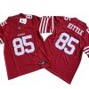 49ers George Kittle #85 Scarlet Vapor Jersey Stitched
