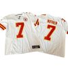 Harrison Butker #7 Kansas City Chiefs White Vapor FUSE Jersey Stitched