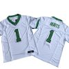 Jalen Hurts Philadelphia Eagles White Green Vapor Jersey Stitched