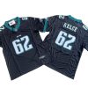 Jason Kelce Philadelphia Eagles Black Vapor Jersey Stitched