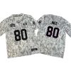 Jerry Rice #80 49ers Salute to Service Arctic Camo Vapor FUSE Jersey Stitched