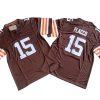 Joe Flacco 15# Brown Vapor Limited Stitched Jersey