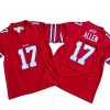 Josh Allen 17# Red Vapor Limited Stitched Jersey