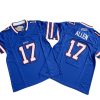 Josh Allen 17# Royal Vapor Limited Stitched Jersey