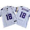 Justin Jefferson Minnesota Vikings White Vapor Jersey Stitched