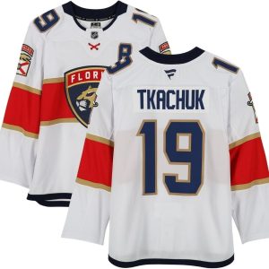 Matthew Tkachuk Florida Panthers White Away Jersey