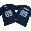 Raiders 89 Brock Bowers Black Vapor Jersey Stitched